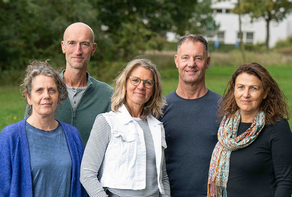 Studentendecanen: Hella, Marc, Nadja, Olav, Miranda (vlnr)